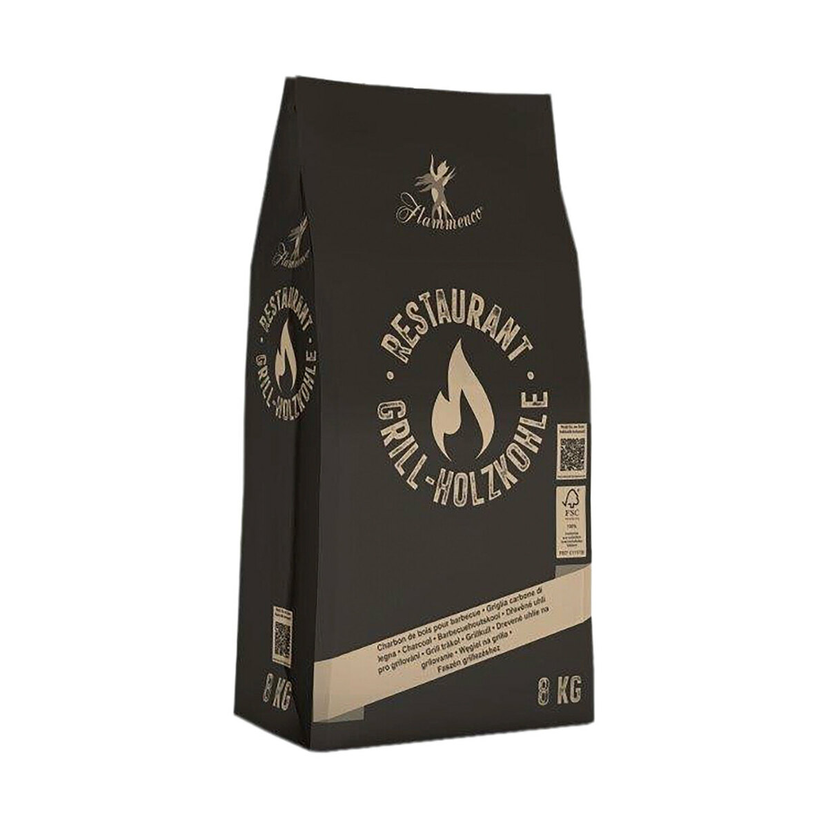 Bild 3 von FLAMMENCO 
                                            Restaurant Grillholzkohle, 8 kg, 2er Set
