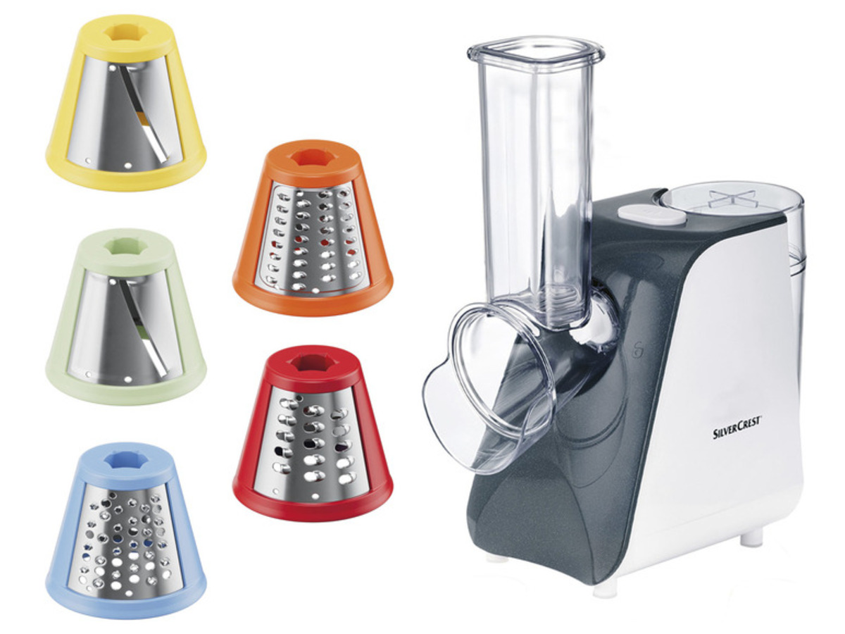 Bild 1 von SILVERCREST® Elektrische Gemüseraspel »SGR 150 E1«, mit 5 Trommeleinsätzen