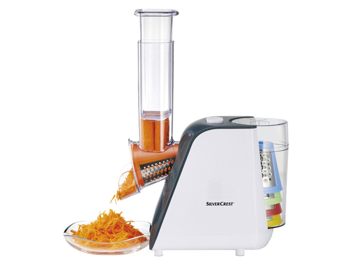 Bild 3 von SILVERCREST® Elektrische Gemüseraspel »SGR 150 E1«, mit 5 Trommeleinsätzen