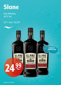 Slane Irish Whiskey
40 % Vol.
