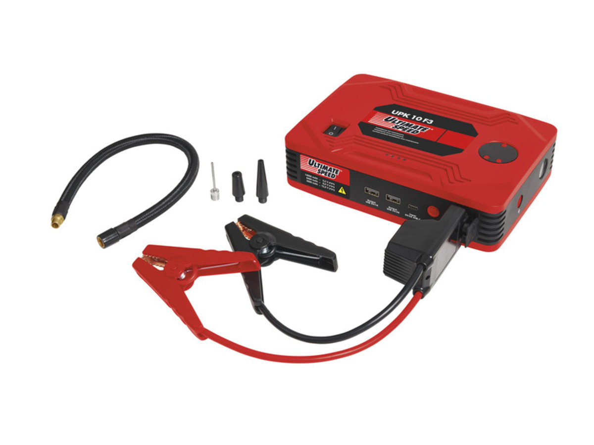 ULTIMATE SPEED® Powerbank mit Kompressor »UPK 10 F3«, 4 Funktionen von
