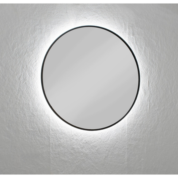 Bild 1 von LED-Spiegel schwarz Ø 65 cm
