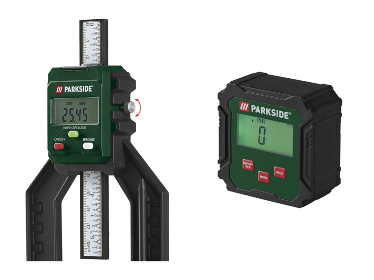 Bild 1 von PARKSIDE® Digitaler Tiefenmesser »PTM 2 A1« / Neigungsmesser »PNM 2 A1«