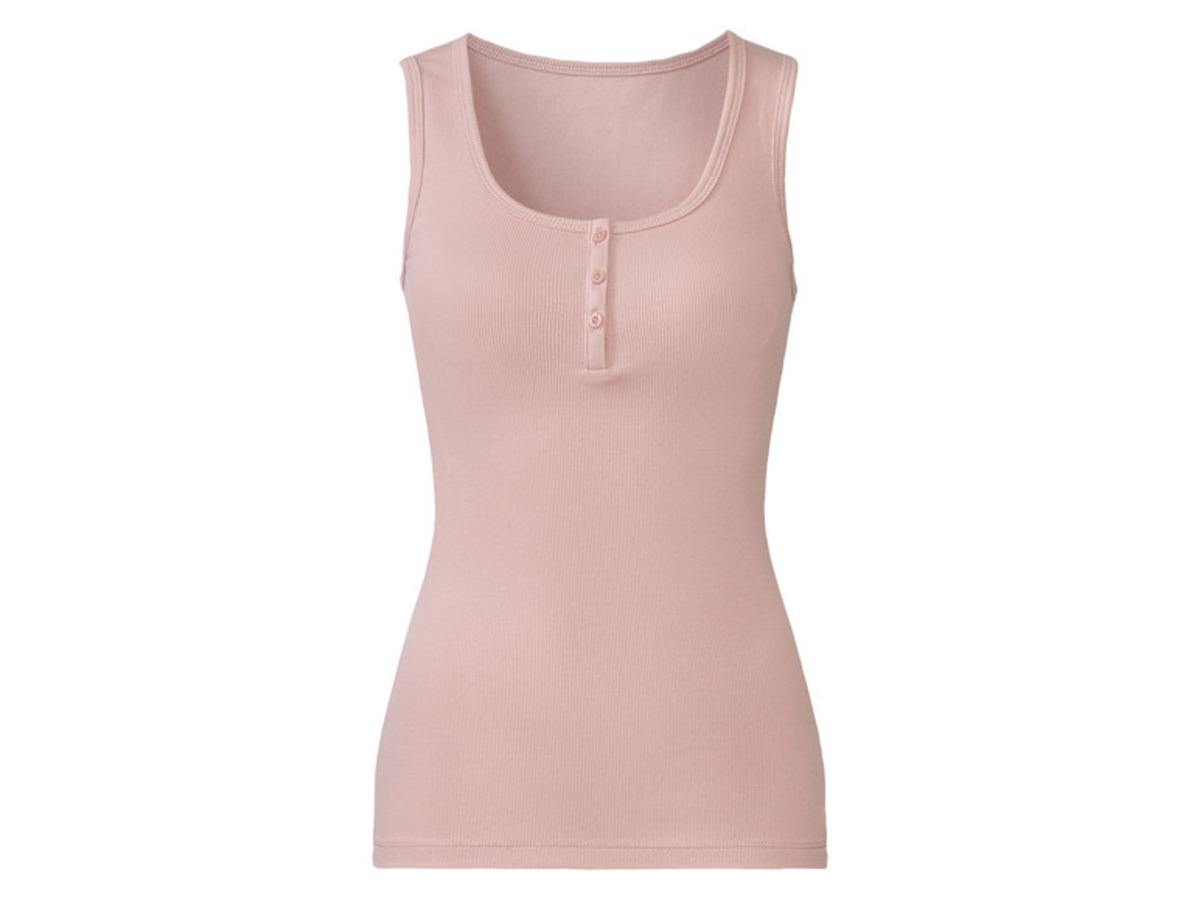 Bild 3 von esmara® Damen Ripptop, 3 Stück, mit Knopfleiste