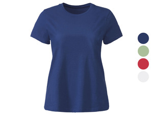 esmara® Damen T-Shirt, mit Rundhalsausschnitt