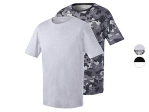 PARKSIDE® Herren T-Shirt, 2 Stück, körpernah geschnitten