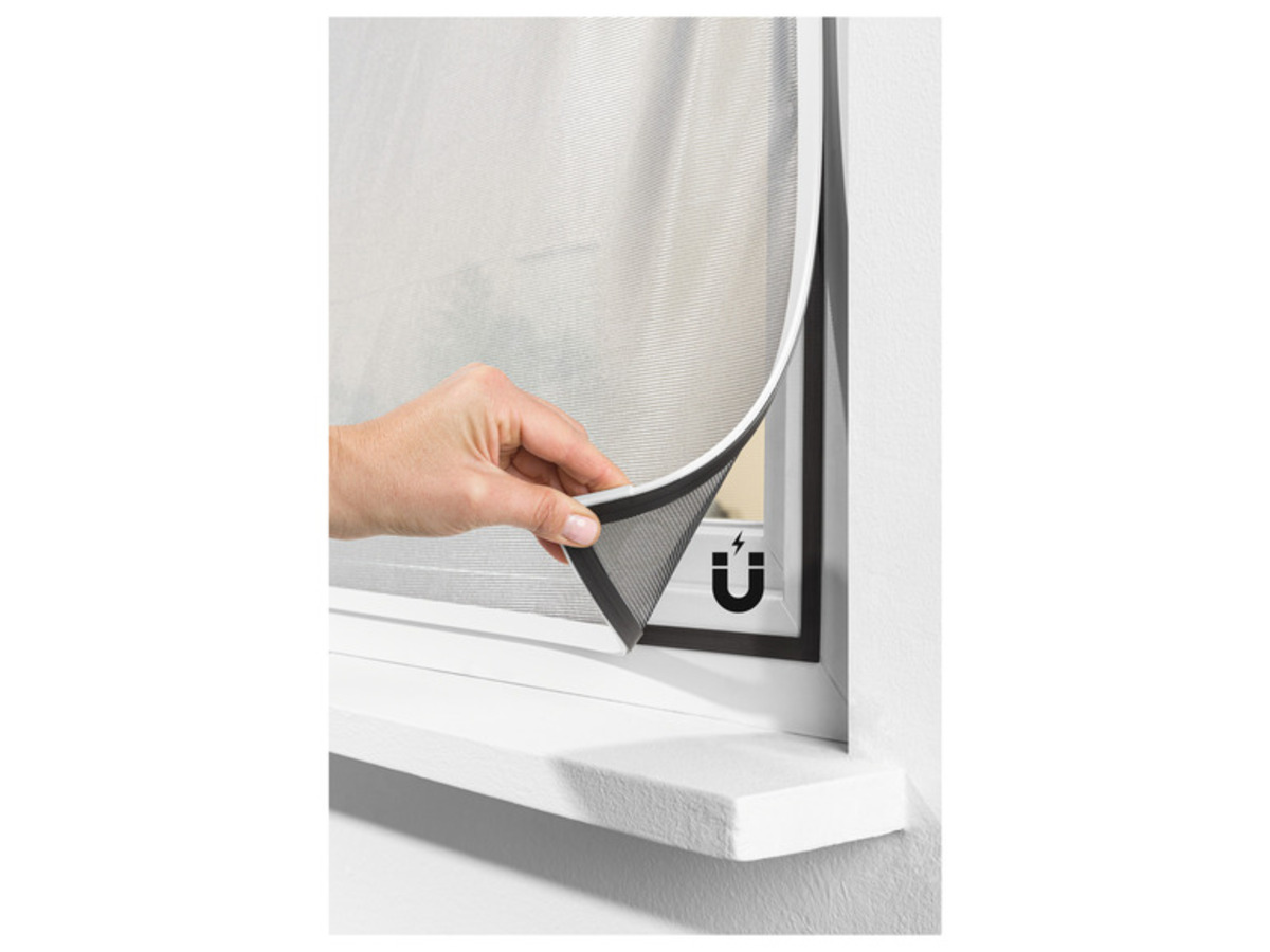 Bild 3 von LIVARNO home Insektenschutzfenster, magnetisch, 110 x 130 cm mit Blend- und Sonnenschutz