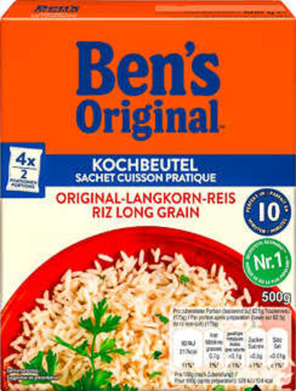 Bild 1 von BEN'S ORIGINAL Reis im Kochbeutel