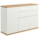 Bild 1 von Xora SIDEBOARD Weiß, Eiche Artisan