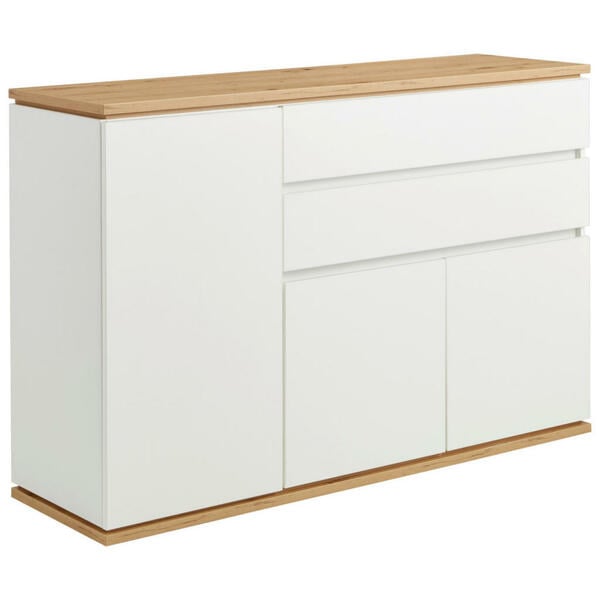 Bild 1 von Xora SIDEBOARD Weiß, Eiche Artisan