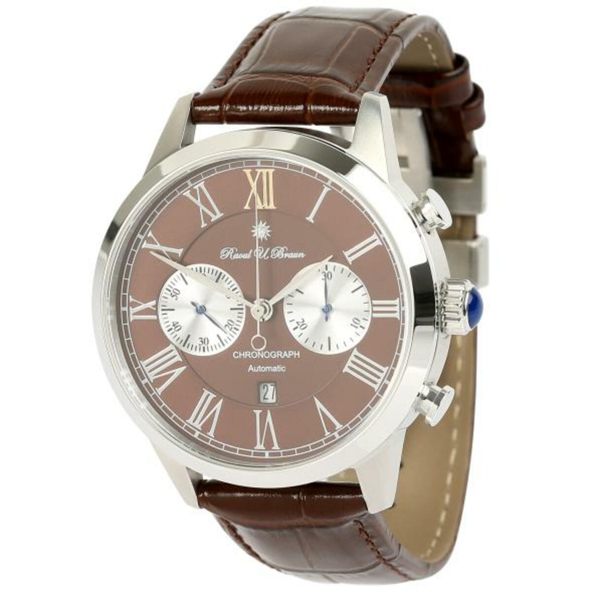 Wo Werden Raoul U Braun Uhren Hergestellt Raoul U. Braun Automatik-Chronograph "RUB05-0515" ansehen!