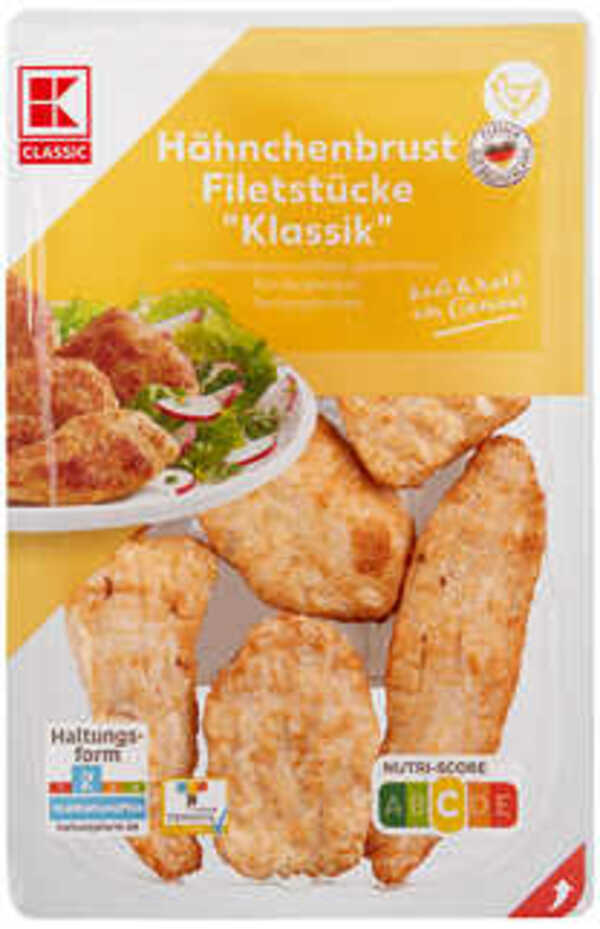 Bild 1 von K-CLASSIC Hähnchenbrust-Filetstücke