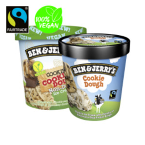 Ben & Jerry's Ice Cream, auch Vegan oder Breyers Eis