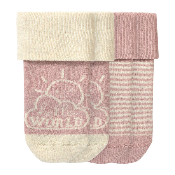 Bild 1 von 2 Paar Newborn Socken mit Umschlagbündchen