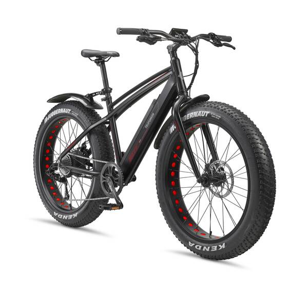 Bild 1 von Alu MTB Aufsteiger FM350 Fat Hardtail 26 Hinterrad-DirectDrive Motor, 8 Gang, 36V 13AH Akku semiintegriert