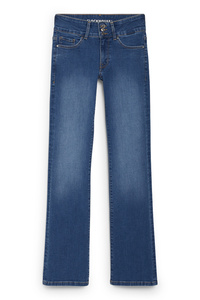C&A CLOCKHOUSE-Bootcut Jeans-Low Waist-LYCRA®, Blau, Größe: 44