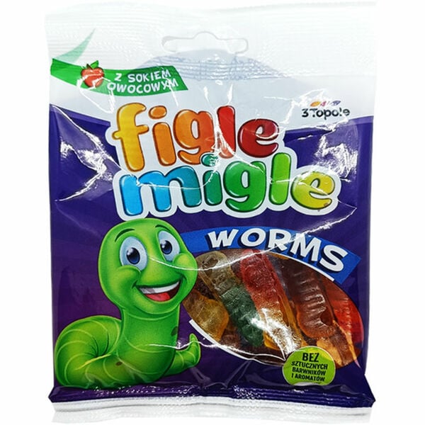 Bild 1 von Figle Migle 2 x Gummi-Würmer