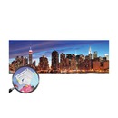 Bild 1 von LED-Pinnwand, Leuchtbild Memoboard Pinnboard Timer ~ 120x40cm New York