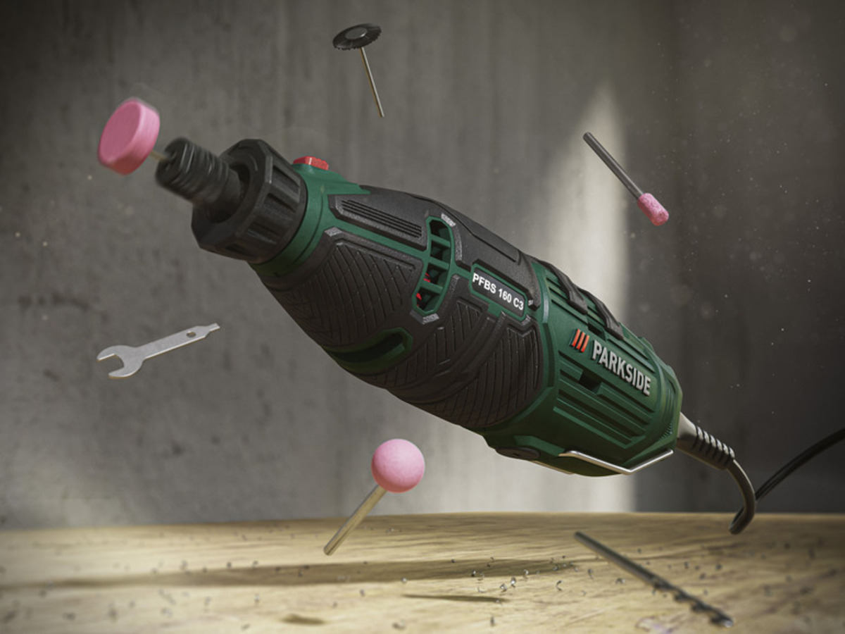 Bild 2 von PARKSIDE® Feinbohrschleifer »PFBS 160 C3«, 160 W, LED-Beleuchtung