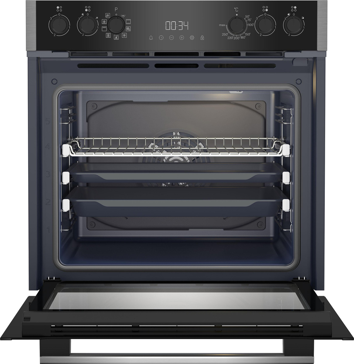 Bild 4 von GRUNDIG GEHM19310B, Einbauherdset (Glaskeramik, A+, 72 Liter)