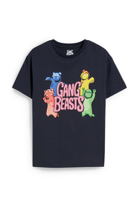C&A Gang Beasts-Kurzarmshirt, Blau, Größe: 122-128