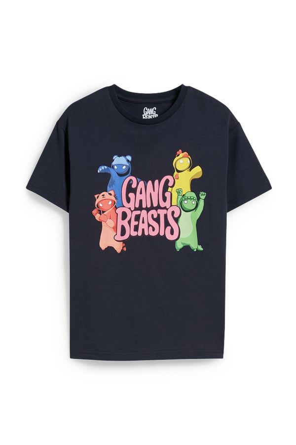 Bild 1 von C&A Gang Beasts-Kurzarmshirt, Blau, Größe: 122-128
