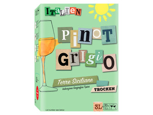 Pinot Grigio Terre Siciliane IGT Bag-in-Box trocken, Weißwein 2021