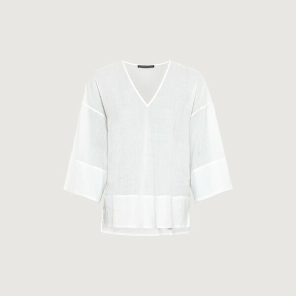 Bild 1 von Tunika aus exklusiver Ramie-Baumwolle-Qualität mit Seitenschlitzen