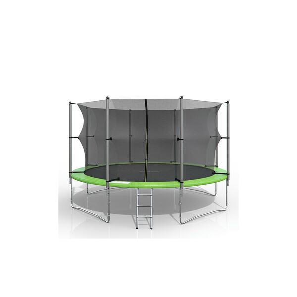 Bild 1 von XXL Trampolin Gartentrampolin 366cm Komplettset mit Netz innenliegend + Leiter