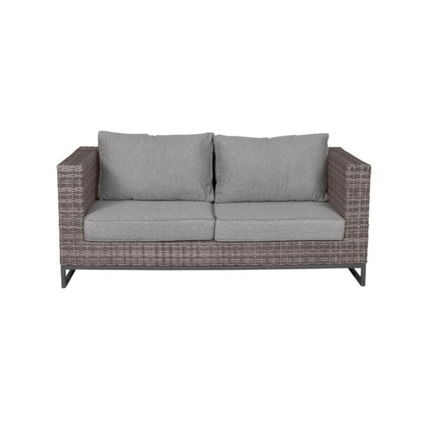 Bild 1 von Garden FLAIR Outdoor Loungesofa LOTHAR 174 cm anthrazit /Omega braun