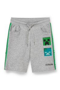 C&A Minecraft-Sweatshorts, Grau, Größe: 110