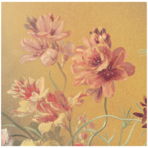Dibond-Print mit Blumen
