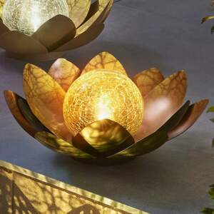 Solar-Leuchte "Lotus" in verschiedenen Designs, ca. 26x26x11cm