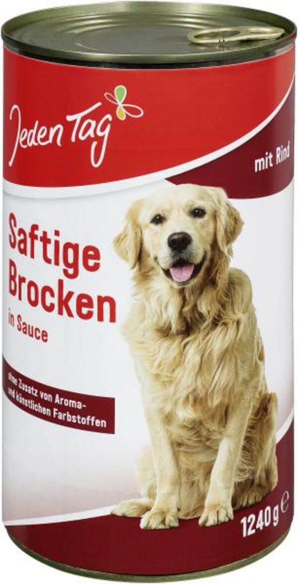 Bild 1 von Jeden Tag Hund Saftige Brocken in Sauce mit Rind
