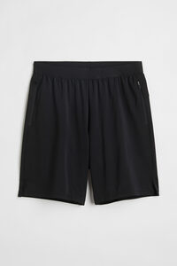 H&M Sportshorts aus Mesh Schwarz, Sport-Shorts in Größe XS. Farbe: Black