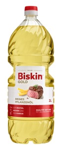 Biskin Gold reines Pflanzenspeiseöl geschmacksneutral (2 l)