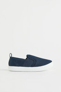 H&M Slip-on-Sneaker Marineblau, Sneakers in Größe 27. Farbe: Navy blue 016