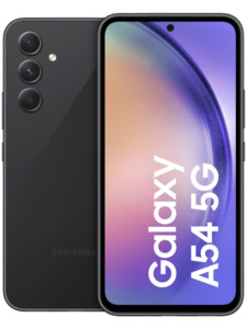Samsung Galaxy A54 5G 128 GB Awesome Graphite mit Magenta Mobil M Young 5G