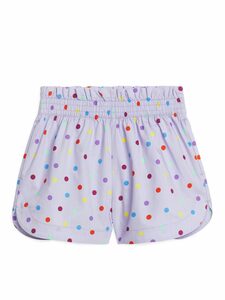 Arket Paperbag-Shorts aus Baumwolle Fliederfarben/mehrfarbig in Größe 134. Farbe: Lilac/multi