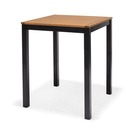 Bild 1 von Metro Professional Stehtisch Lynx, Aluminium / FSC Eukalyptus, 72 x 72 x 95 cm, braun / schwarz