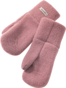 ALANA Kinder Handschuhe, Gr. 4, aus Bio-Schurwolle, rosa