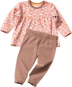 ALANA Baby Set, Gr. 80, mit Bio-Baumwolle aus Umstellung, rosa, braun