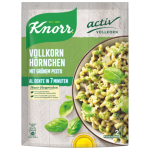 Knorr activ Vollkorn-Hörnchen mit grünem Pesto 149g