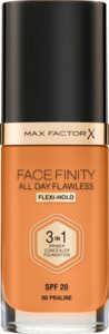 MAX FACTOR Foundation Face Finity All Day Flawless 3in1, 88 Praline, LSF 20