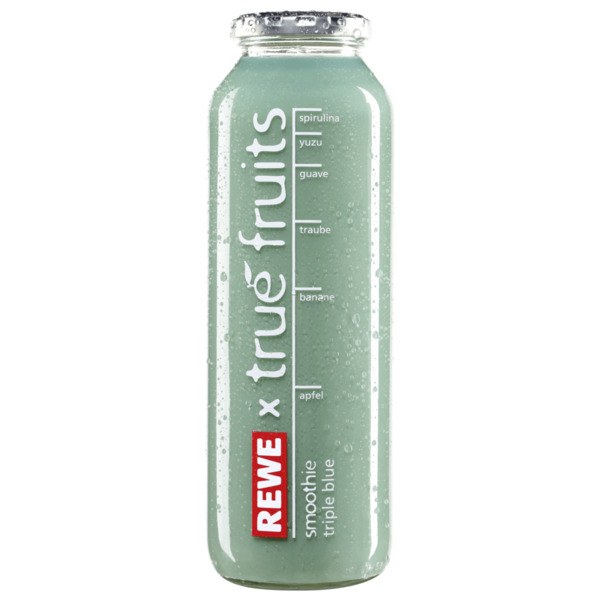 Bild 1 von true fruits Smoothie triple blue 750ml