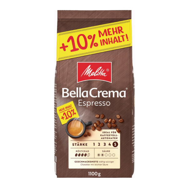 Bild 1 von Melitta BellaCrema Espresso +10% mehr Inhalt 1,1kg