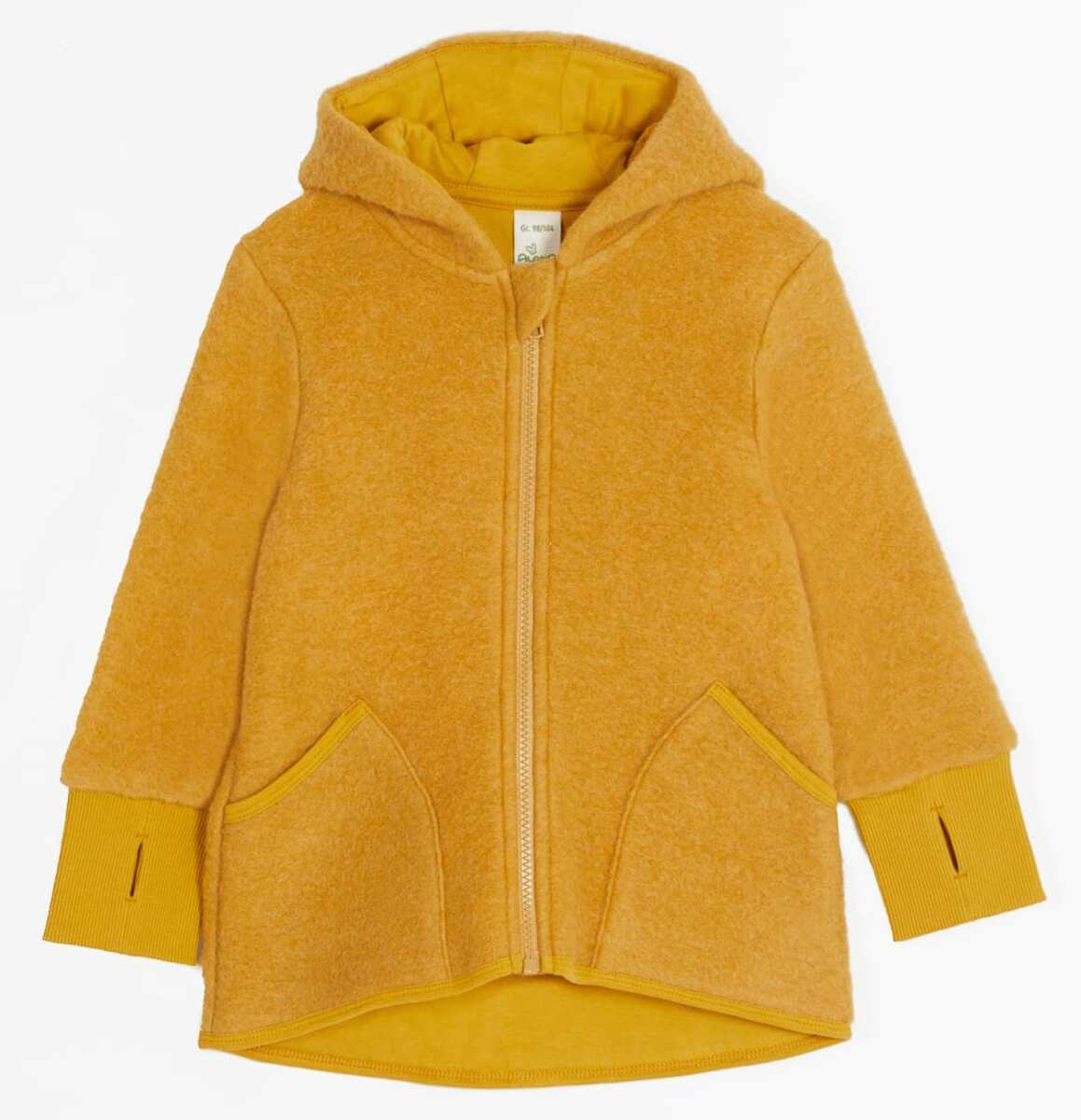 Bild 1 von ALANA Kinder Wolljacke, Gr. 110/116, mit Bio-Schurwolle, gelb