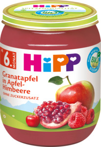 Hipp Früchte Granatapfel in Apfel-Himbeere ab dem 6. Monat