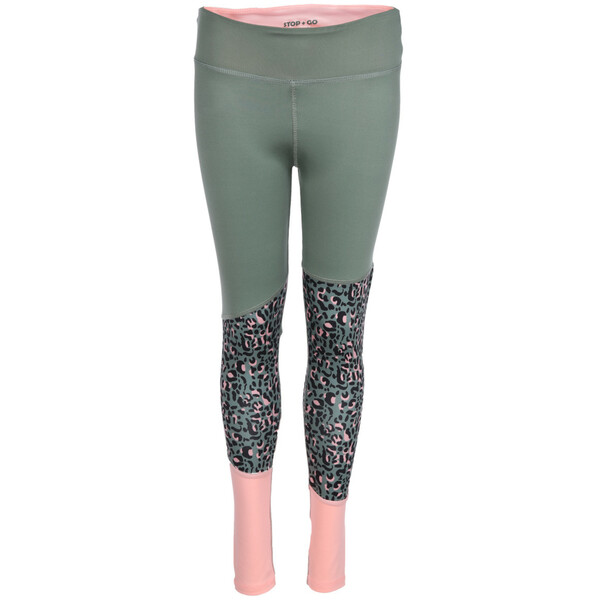 Bild 1 von Mädchen Sport Leggings mit Leoeinsätzen