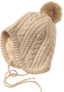 Bild 1 von PUSBLU Baby Mütze, Gr. 44/45, mit Baumwolle, beige